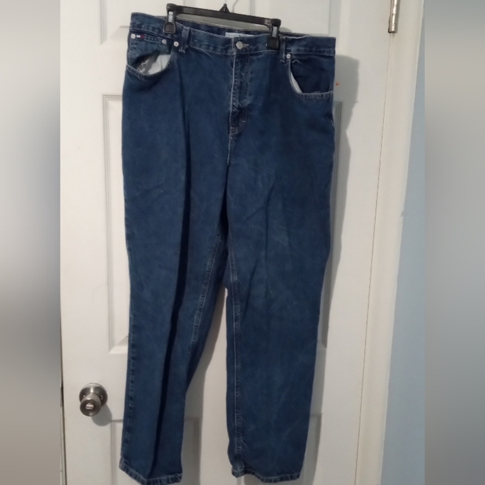 Tommy Hilfiger Women's Blue Straight Leg Jeans